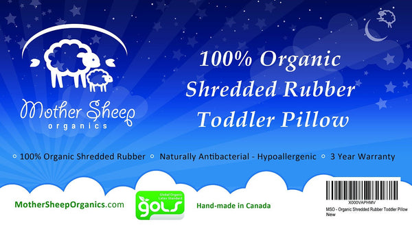 Toddler Pillow – 100% Organic Rubber