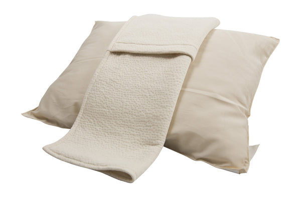 Organic Wool Pillow, All Natural & 100% GOTS Certified